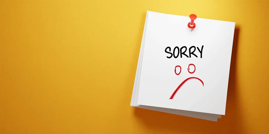 Replace that Unnecessary ‘Sorry’ to Boos