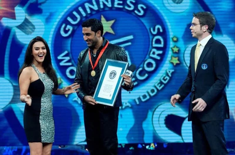 Abhishek Bachchan-a Guinness world recor