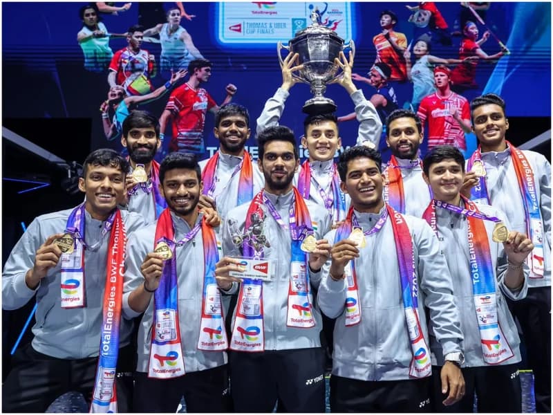 Indian Badminton Team Brings Home Thomas