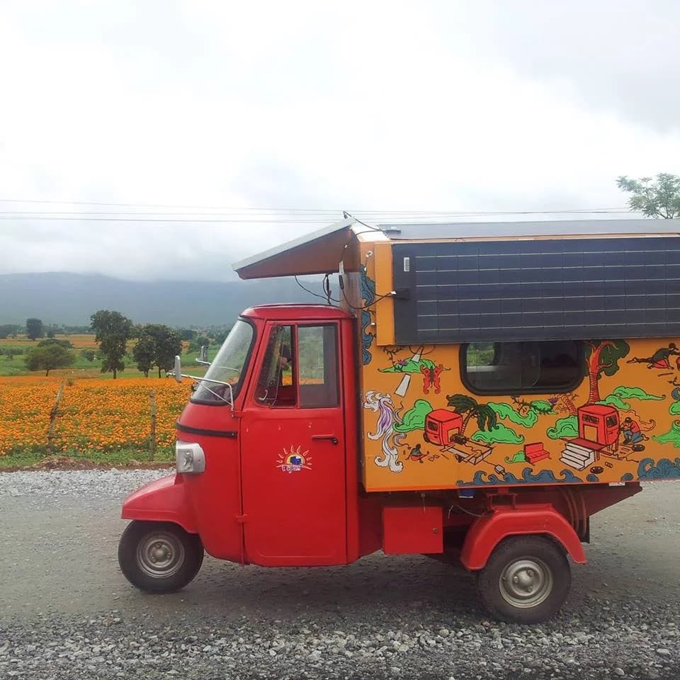 Kochi to Dubai in a tuk tuk