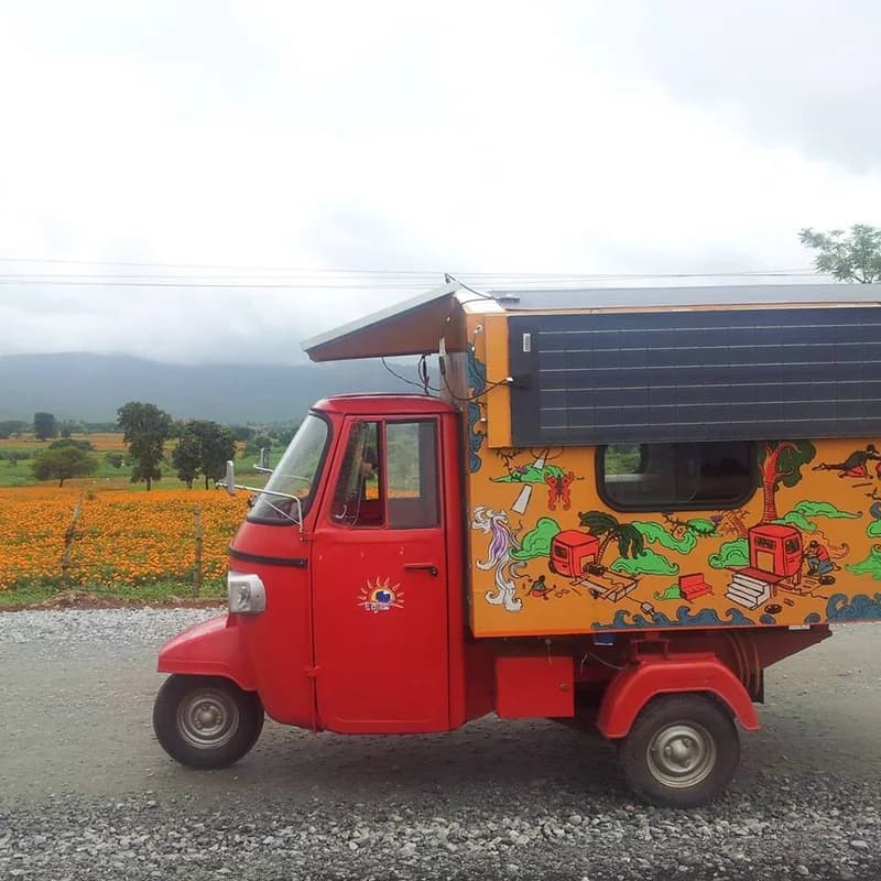 Kochi to Dubai in a tuk tuk