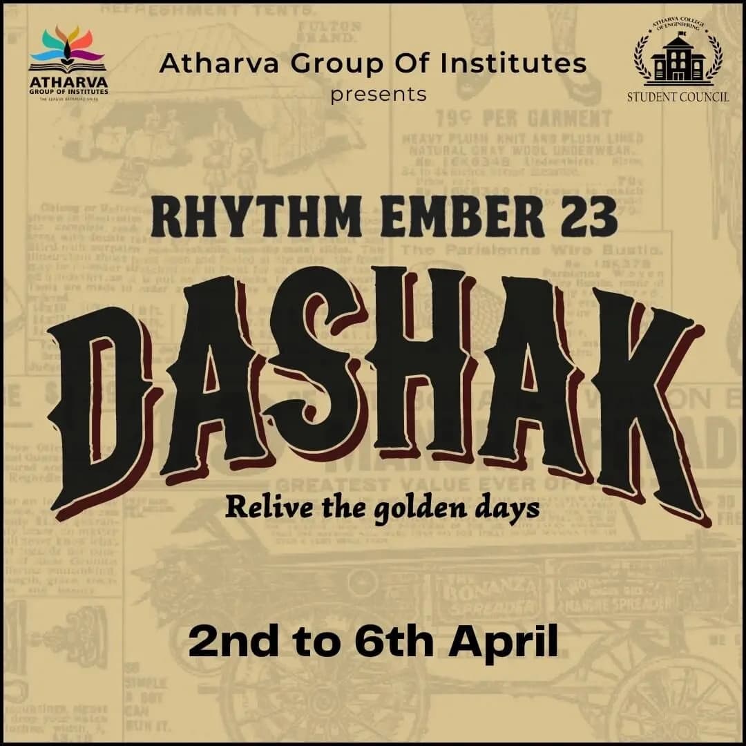 ATHARVA GROUP OF INSTITUTES Presents 