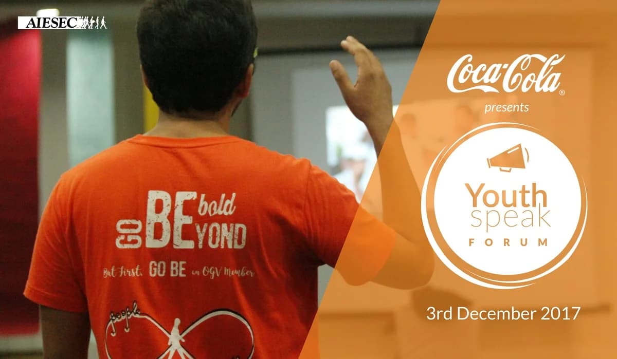 Coca-Cola YouthSpeak Forum 2017, AIESEC,
