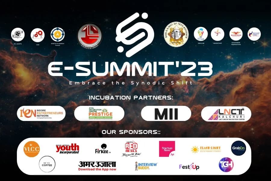 E-CELL SGSITS Presents E-Summit’23- RE-W
