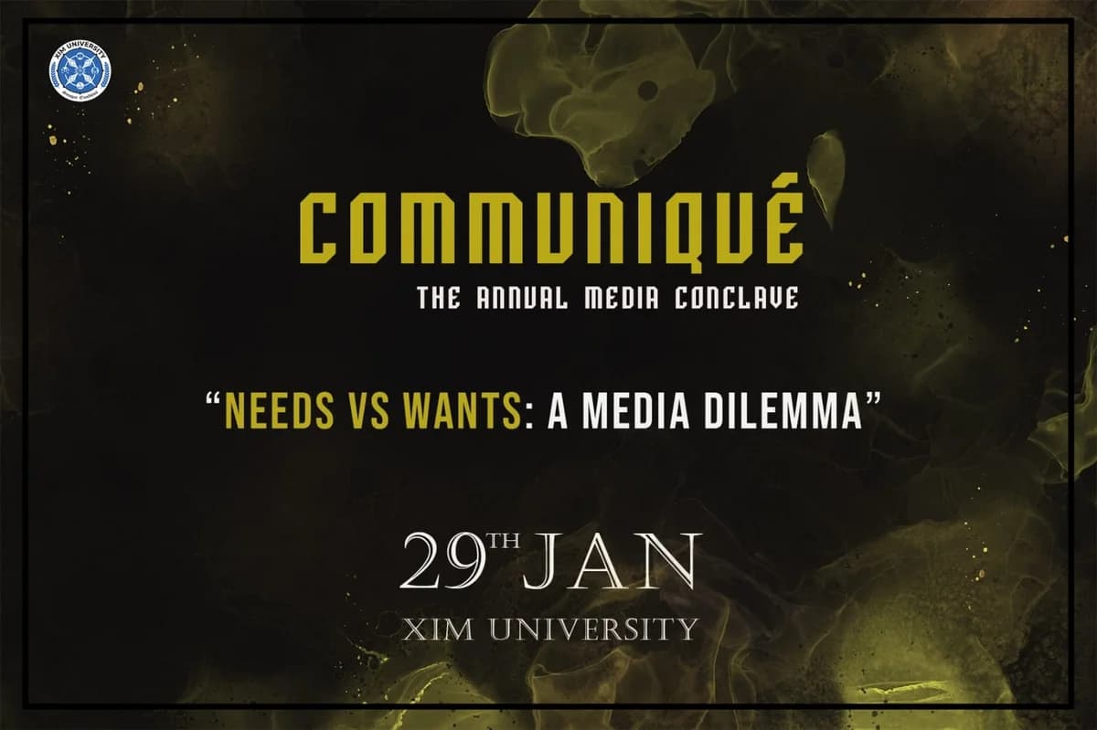 Communiqué | Needs vs. Wants: A Media Di