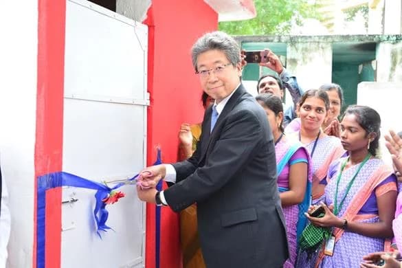 MUFG and FICCI open new sanitation facil