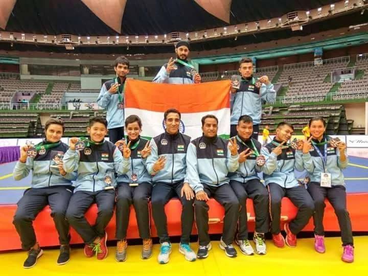 India wins 9 medals at the Asian Wushu C