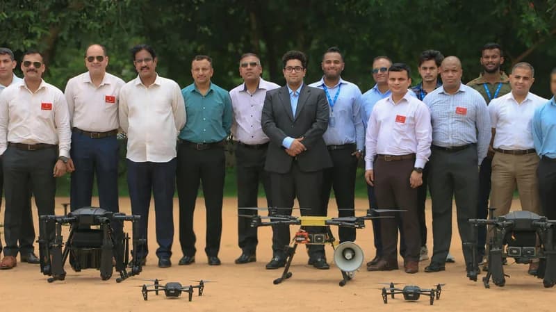 MS Dhoni-backed Garuda Aerospace Hosted Officers From College of Defence Management at Their New Facility