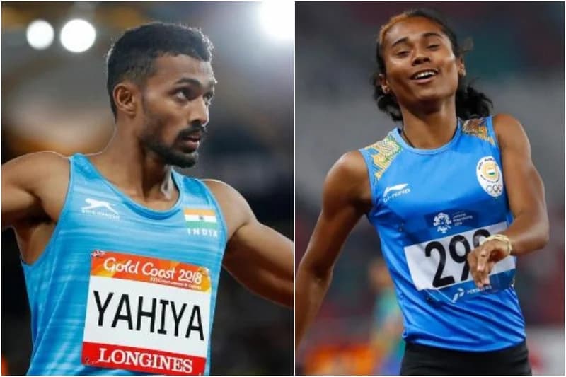 Hima Das & Muhammed Anas Win Gold M