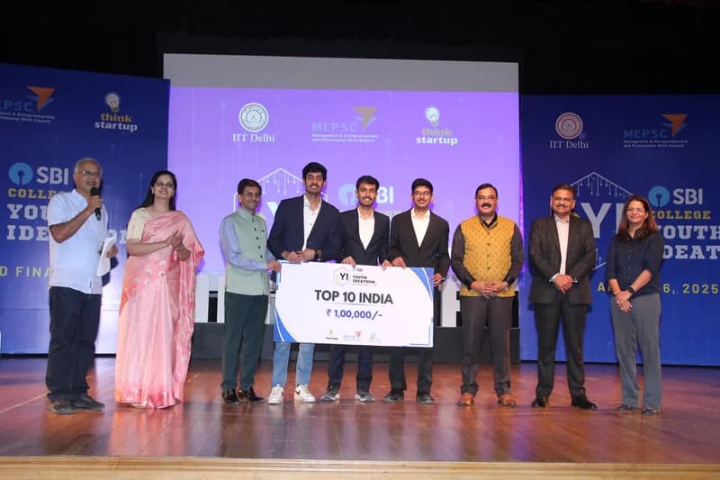 Grand Finale of SBI College Youth Ideath