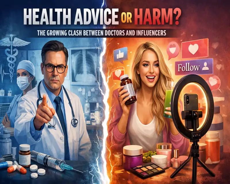 Health Advice or Harm? The Growing Clash Between Doctors and Influencers
